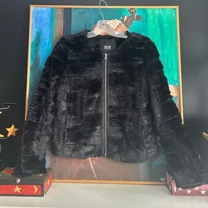 David Bitton BDB Women's Black Teddy Jacket Small